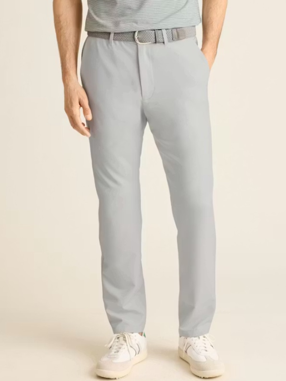 BONOBOS GOLF Mens light gray Slim Fit Performance Pants Size 40x30